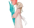 シンプルな人物イラストを制作します 中性的な人物・着物のイラストが得意です。 イメージ7
