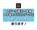 データ修正・データ化いたします Illustratorで対応しております！ イメージ1
