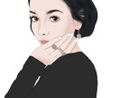 写真を元にリアルでシンプルな人物画を描きます 手などパーツも描きます♪待受、壁紙、プロフィール・プレゼント イメージ6