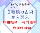 占いの見本市・３種類の占術からお選び頂けます どの占術が適しているか？をまずはお試しで体験して下さい。 イメージ1