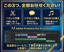 YouTubeやSNS向けの動画編集を代行します 初心者・個人勢歓迎！丁寧なカットとテロップで動画を整えます イメージ2