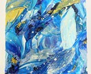 あなただけのオリジナルの抽象画アートを描きます 幻想的な世界観を映し出す、世界に一つだけ、あなただけのアート イメージ7