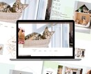 Wix｜更新簡単！動物の魅力を伝えるHP制作します お店の看板猫ちゃん犬ちゃんアピールにも！スマホ対応！ イメージ4
