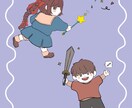 恋人や家族にゆるっと似た可愛い♡似顔絵を描きます フリーハンドでゆるっと似せた可愛い♡が沢山の似顔絵！ イメージ3