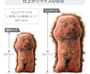 ペット（犬　猫）の画像から ぬいぐるみを作ります カールしたファー（毛）が、まるでウチの子を撫でている感覚に。 イメージ5