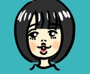 アイコンやプチギフトに！顔アップ似顔絵描きます リアルとミニキャラの間な、ポップな似顔絵描きます！ イメージ4