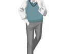 安価でTRPG用のデフォルメ立ち絵をかきます どこよりも安くオリジナルの立ち絵をつくります！値切り交渉可能 イメージ3