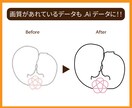 元画像をデジタルデータで作成します 高品質なAiデータを、最短で作成いたします！ イメージ5