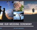 結婚式のプロフィール動画作成を代行致します 簡単&格安でご提供！プロフィールムービー イメージ2