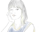 ご希望の写真から人物イラストを制作します やわらかくおしゃれな雰囲気、アイコン・ヘッダーなどに！ イメージ4