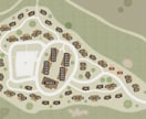 ご希望のテイストでイラストマップ・地図作成します イメージに合った地図のテイストについてご相談ください イメージ6