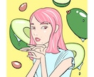 ポップで可愛いイラスト作成します 要望に合わせて提案させて頂きます。 イメージ5