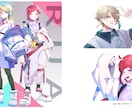 透明感のあるイラストを制作いたします MV用、TRPG、グッズ用イラスト等なんでも受け付けています イメージ9