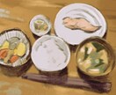 美味しさが伝わる食べ物イラストを描きます 写真やイメージを元に、アナログタッチで食べ物を描きます。 イメージ2