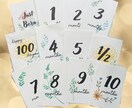 オーダーメイド受付中‼︎月齢カード作ります 毎月の成長記録に♪個性あふれるカードを。※様々なサイズ対応中 イメージ2