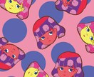 可愛くてPOPな似顔絵を作成します 全国展開でのデザイン経験があるデザイナーが作成します イメージ2