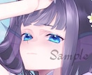 透明感ある人物アイコン制作します 透明感と空気感を大切に丁寧に制作します イメージ2