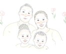 ゆるふわオシャレな似顔絵イラストお描きします 誕生日/記念日/出産、結婚祝いのギフトやプレゼントにも♡ イメージ7