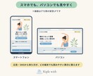 最新技術×AIでLP・紹介ページを制作します 1ページで魅力を伝えて申し込みにつなげます イメージ2