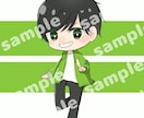 商用利用可◆SNSや配信で使えるミニキャラ描きます 配信画面やスタンプ、グッズに映えるデフォルメキャラ制作！ イメージ4