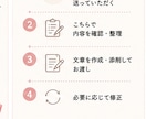 伝えたい気持ちを、自然な言葉に整えます 国語教員免許×教室長4年！文章が苦手な方を丁寧に添削✨ イメージ7