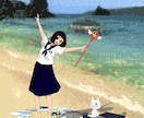 鮮やかなアニメ塗りで全身立ち絵を制作します TRPG・配信・創作キャラクターに／中性的な少年少女も対応 イメージ7