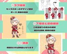 2.5頭身のミニキャラ描きます 細かい装飾もほぼ再現できます！ イメージ6