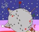 ポップで温かみのある一枚絵を制作します ご要望に合わせて柔軟に対応します！ イメージ4
