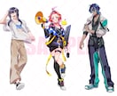TRPGや配信用に！キャラクター立ち絵を作成します 親しみやすいアニメ塗りで貴方だけの素敵なキャラクターを形に イメージ10