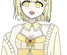 女の子のイラストお描きします アイコンから腰下まで色んな範囲でおかきできます！ イメージ2
