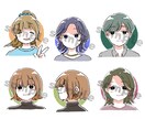 ふんわりゆるゆるイラストアイコンを制作します 『あなたらしさ』が伝わるアイコンをつくりませんか ◡̈ ⚚ イメージ5