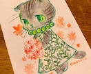 デフォルメ猫ちゃんイラスト描きますニャ！ます 世界でひとつしかないアナログイラストを描きます。 イメージ2