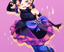 カラフルor透明感ある１枚絵描きます カラフルととぅるとぅるの2つの塗り方で対応可！ イメージ2