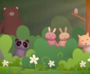 披露宴が一気に和む！絵本風OPムービー制作します かわいい動物と優しい世界観でゲストが笑顔になるオープニング イメージ2