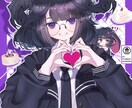 単色背景でもきれいなイラストを目指します キャラクターをカッコよく可愛く見せよう イメージ4
