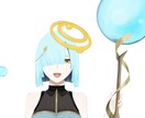 VTuber・Vライバー用モデル制作致します キャラデザからモデリングまで！独特な雰囲気をお求めの方へ イメージ3