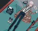 一枚絵描きます ※老若男女、ケモミミ、３L対応可 イメージ6