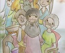 ガーディアンアート♪あなたを見守る守護存在描きます そっと寄りそう守護さんを感じるひととき イメージ3