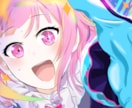 きれいで雰囲気の感じられるアニメ塗りの1枚描きます アイコン、ヘッダー、動画用、立ち絵など！ イメージ2