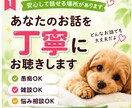 あなたのお話を丁寧にお聴きしますます 話すことで心が少し軽くなる時間をお届けします イメージ1