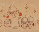 可愛い動物達の手描きボールペンイラストを描きます ボールペンで描く手描きで可愛い動物達 イメージ4