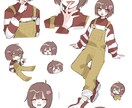 可愛いアイコンやキャラクターを作ります ラフ感・可愛らしい雰囲気・ダーク・地雷系なんでも描きます イメージ9