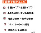 脳タイプ診断であなたの適職をアドバイスします 向いている職種、得意・不得意な仕事、仕事の方向性をアドバイス イメージ5