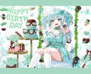 歌ってみた動画、MVイラスト描きます Vtuberさん、歌い手さん用のサムネイラスト作成します！ イメージ7