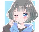 SNS向けのアイコン作成致します 女の子向け作品のような可愛いイラストが得意です！ イメージ3