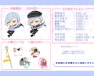 かわいい魅力upなミニキャラ描きます 【5名様限定価格】VTuber、SNS、配信やグッズ等◎ イメージ3