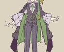 貴方のお着替えデザインします 三面図対応可！創作キャラやV活動者向け衣装制作です イメージ3