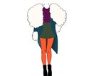 お気に入りの全身をイラストにします 洋服が好きな方、おしゃれが好きな方におすすめ！ イメージ2