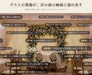 結婚式の動くデジタル芳名帳・寄せ書き作ります 受付のQRから祝福が届く、ゲスト参加型の新しい演出 イメージ1