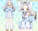 VTuber、IRIAM用立ち絵イラストを描きます あなただけのVのお姿を作成させていただきます！ イメージ3
